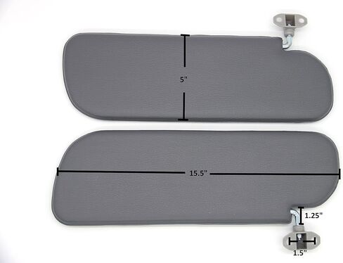 Legion Part Store fits FJ40 FJ45 FJ Series Gray Land Cruiser Compatible with Toyota Sun Visors Set in Kuwait