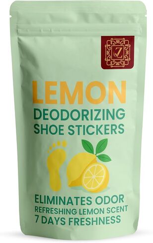 Natural Shoe Deodorant Stickers Odor Remover Patches for Shoes & Slippers, Long-Lasting Fresh Scent, Eliminates Bad Smell, Easy to Use – 20 Count Pack in Saudi Arabia