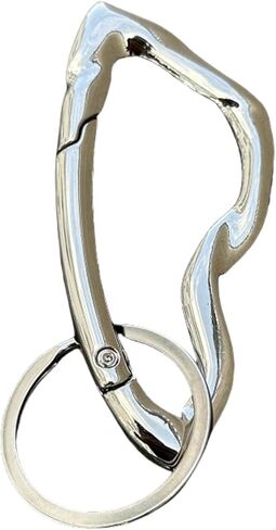 Cute Carabiner Keychain Clips Cool Modern Irregular Design Carabiner Hook Holder Key Ring Clasp for Men Women Gift in Saudi Arabia