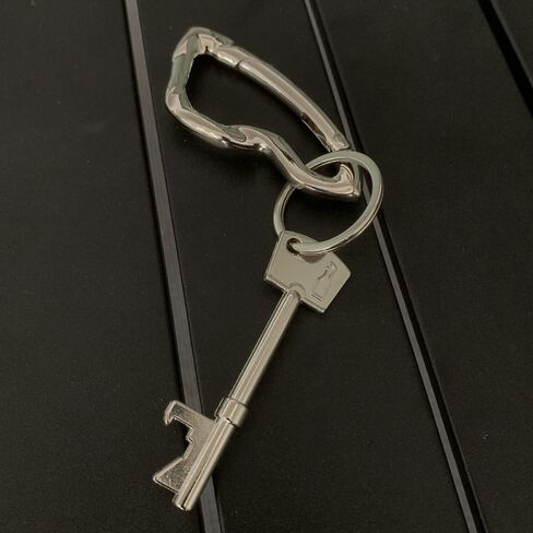 Cute Carabiner Keychain Clips Cool Modern Irregular Design Carabiner Hook Holder Key Ring Clasp for Men Women Gift in Saudi Arabia