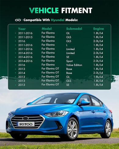 Scitoo Power Steering Rack و Pinion Assembly مع Tie Rod End لـ Hyundai Elantra 2011-2016 ، لـ Hyundai Elantra GT 2013-2014 in Saudi Arabia