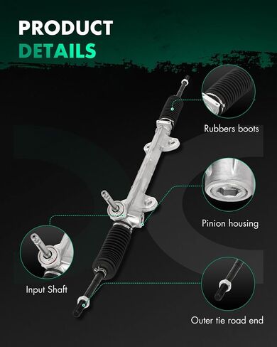 Scitoo Power Steering Rack و Pinion Assembly مع Tie Rod End لـ Hyundai Elantra 2011-2016 ، لـ Hyundai Elantra GT 2013-2014 in Saudi Arabia