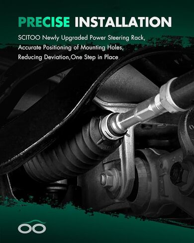 Scitoo Power Steering Rack و Pinion Assembly مع Tie Rod End لـ Hyundai Elantra 2011-2016 ، لـ Hyundai Elantra GT 2013-2014 in Saudi Arabia