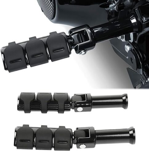TCT-MOTORPARTS Rear Passenger Footpegs Foot Pegs Fit For Harley Softail Standard Fat Boy 18-25 Softail ELW LiveWire 2020-2024 Low Rider Fat Bob in Saudi Arabia