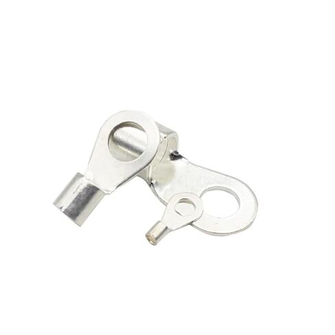 100 PCS OT-1.5 OT-2.5 OT-5.5 10AWG 12AWG 14AWG 16AWG Open Copper Crimp Terminal Lug AWG 6-2 Battery Cable Connector (Color : OT2.5-4(16-14AWG M4), Size : 100PCS) in Kuwait