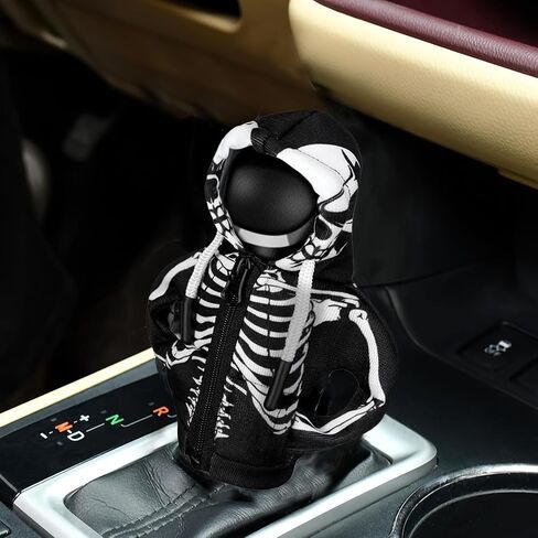 Yajeea Halloween Gear Shift Hoodie - Universal 2 "Car Gear Shift Cover ، Wharing Polyester Sefleton Shifter Hoodie لزيارة السيارة الداخلية المخيفة in Saudi Arabia