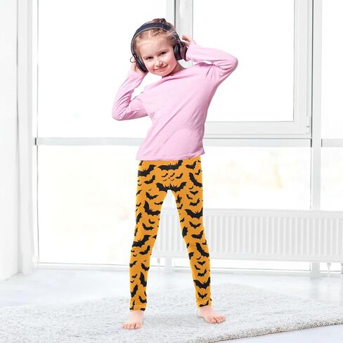 Aslsiy Girls Leggings Toddler Stretch Tights Pants Full Length Dance Yoga Pants Sleep Pants in Kuwait