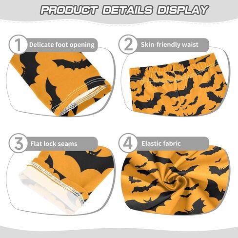 Aslsiy Girls Leggings Toddler Stretch Tights Pants Full Length Dance Yoga Pants Sleep Pants in Kuwait