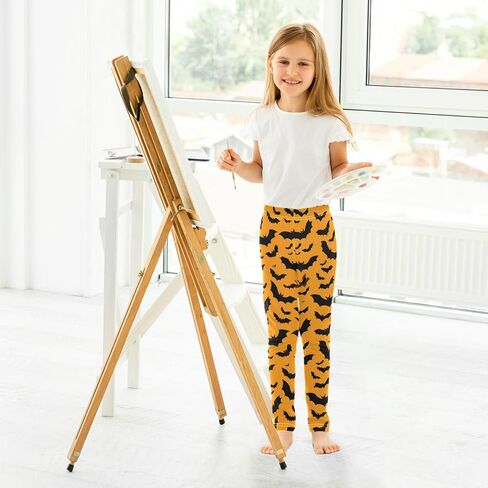 Aslsiy Girls Leggings Toddler Stretch Tights Pants Full Length Dance Yoga Pants Sleep Pants in Kuwait