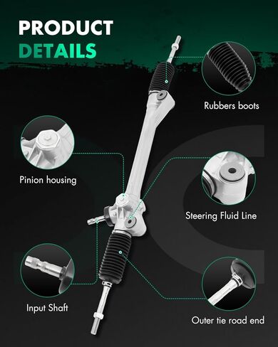 رف التوجيه Power و Pinion Complete Assembly ملاءمة لـ Toyota لـ Highlander 2.7L 3.5L 2008-2017 24-2669 4551048010 in Saudi Arabia