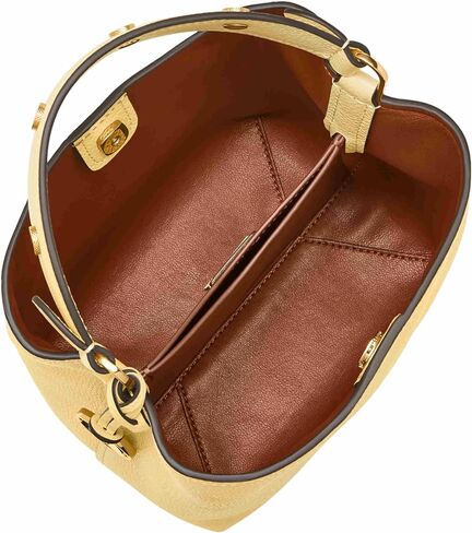 Fossil Jessie Leather Patchwork Small Bucket Crossbody Bag in Saudi Arabia