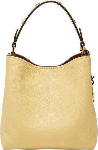 Fossil Jessie Leather Patchwork Small Bucket Crossbody Bag in Saudi Arabia