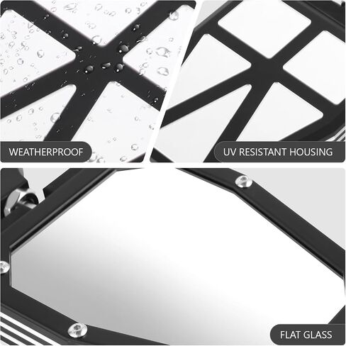 DNA Motoring Pront Pront من Mirror UTV Sideview Mirror ، أسود ، متوافق مع هوندا كاواساكي سوزوكي ياماها UTV (SXS) ، 1.75 "2" المشبك ، نمط المستطيل ، MP-MR-U002 in Kuwait