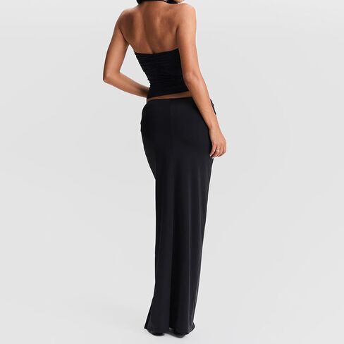 Fomoyuu Women's Y2K Sexy Halter Tops Knot Front Olcyveless Cropric Tank Top Slim Fulless Sanks Summer Summer Out out Stest in Saudi Arabia