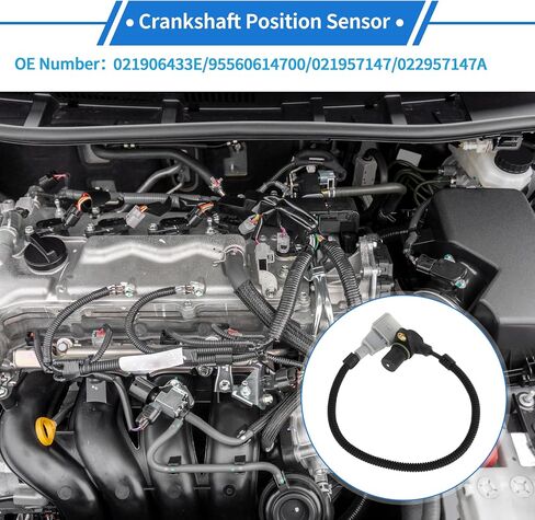 1 Pc Crankshaft Position Sensor for VW Touareg Base 3.2 3.6 2005-2009 Sturdy Metal Plastic Black Gray Engine Crank CKP Sensor in Saudi Arabia