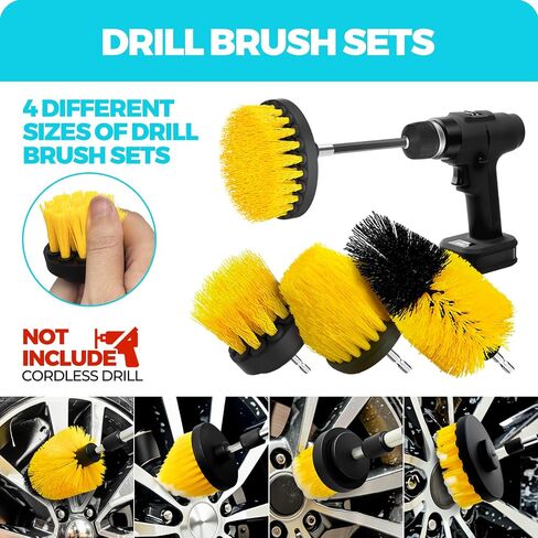 30Pcs Car Detailing Kit, Car Detailing Brush Set, Car Wash Cleaning Kit, Car Dusters Extendable Handle Cleaning Exterior, Car Cleaning Gel, Car Cleaning Tools Kit for Interior, Exterior, Wheels in Kuwait