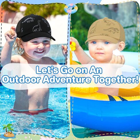 qikqik Baby Baseball Cap Toddler Baseball Hat Infant Ball Cap Newborn Hats Boys Girls Toddler Snapback Hat Kids Trucker Hats in Saudi Arabia