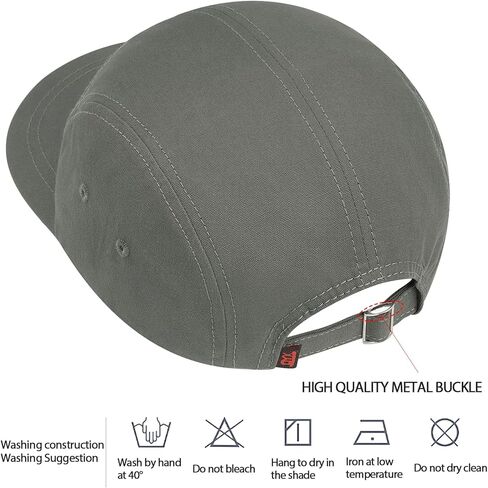 Clakllie Short Brim Baseball Fitted Cap Fashion 5 Panel Camp Caps Low Profile Dad Hat Snapback Hip Hop Cap Trucker Hats in Kuwait