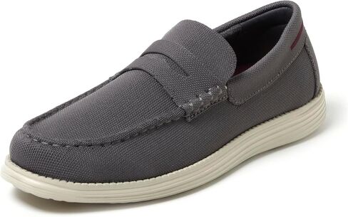 Dearfoams Men's Rollins تنزلق على آلة خفيفة الوزن مريحة قابلة للغسل مع دعم القوس loafer in Kuwait