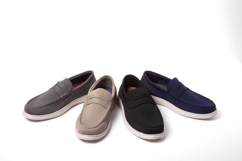 Dearfoams Men's Rollins تنزلق على آلة خفيفة الوزن مريحة قابلة للغسل مع دعم القوس loafer in Kuwait