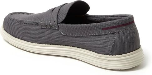 Dearfoams Men's Rollins تنزلق على آلة خفيفة الوزن مريحة قابلة للغسل مع دعم القوس loafer in Kuwait