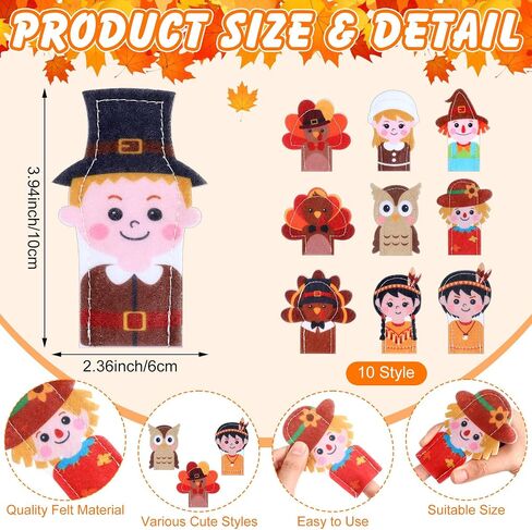 Honoson 60 Pcs Winter Finger Puppets for Kids Felt Puppets Toys Bulk Penguin Polar Bear Snowman Reindeer Finger Puppets for Toddler Winter Party Favor Educational Supplies Xmas Gift in Saudi Arabia