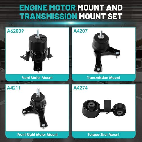 حامل محرك المحرك وحامل ناقل الحركة مجموعة من 3 قطع تناسب شيفروليه أفيو، Aveo5، لبونتياك G3 Wave Wave5 L4 1.6L مجموعة حامل ناقل الحركة اليدوي #A5350HY A5351 A5378 in Kuwait