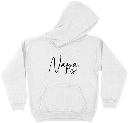 Script Napa California Kids Hoodie Sweatshirt Youth in Saudi Arabia