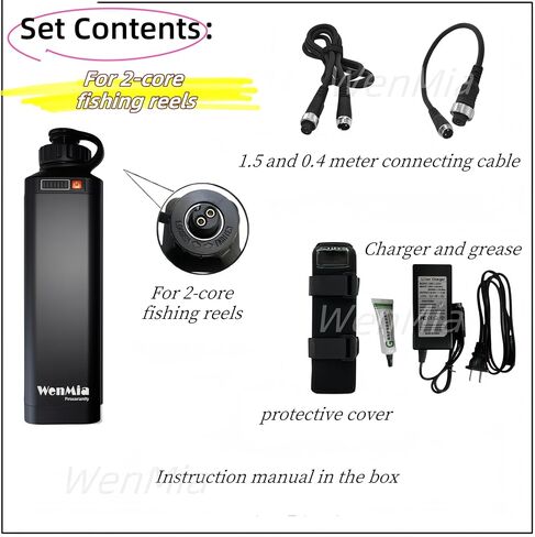 14.8V Portable Rechargeable Lithium Battery for Sea Fishing. Electric Fishing Wheel Lithium Battery for Daiwa Tanacom Banax Kaigen Electric Fishing Wheels. in Saudi Arabia