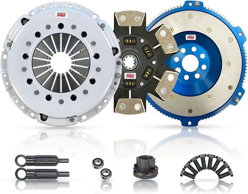 CMP Stage 4 Race Clutch Kit with Aluminum Flywheel Fits BMW 98-99 323i 323is 92-95 325i 325is 96-99 328i 328is 91-95 525i 97-98 528i 95-99 M3 97-02 Z3 Z3M E36 E34 E39 M50 M52 S50 S52 S54 in Saudi Arabia