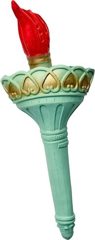 Rubies للجنسين Liberty Torch Torch Latex Costume Assity ، Green ، 16 " in Saudi Arabia