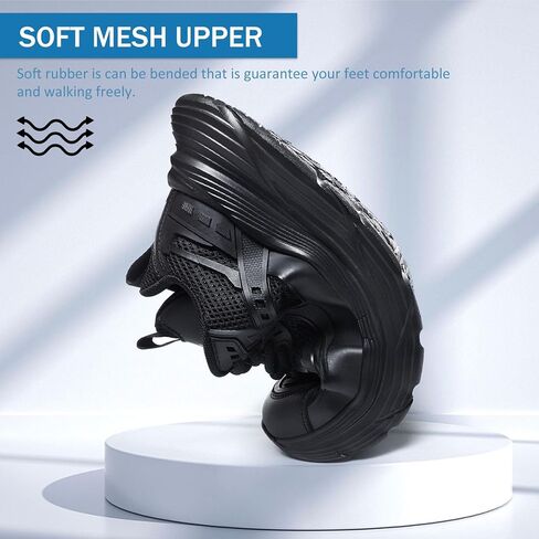 Qiucdzi Non Slip Work Shoes for Men Food Service Oil Resistant Sneakers Lightweight Chef Comfortable Walking Shoes for Restaurant Breathable Work & Safety Footwear in Kuwait