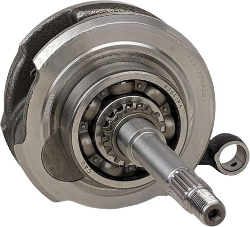 RedCap 169cc 170cc 200cc Crank Shaft Assembly with 17 teeth for GY6 Short Case Engines Scooter Moped ATVs Quad Coolster TaoTao Roketa Vitacci Tank in Saudi Arabia