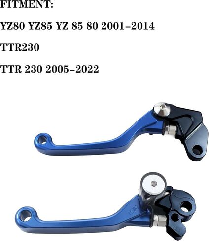 CNC Foldable Brake Clutch Lever Handle Handlebar Grips Set Fit for YZ80 YZ85 YZ 85 80 2001-2014 TTR230 TTR 230 2005-2022 Dirt Pit Bike 7/8" 22mm in Saudi Arabia