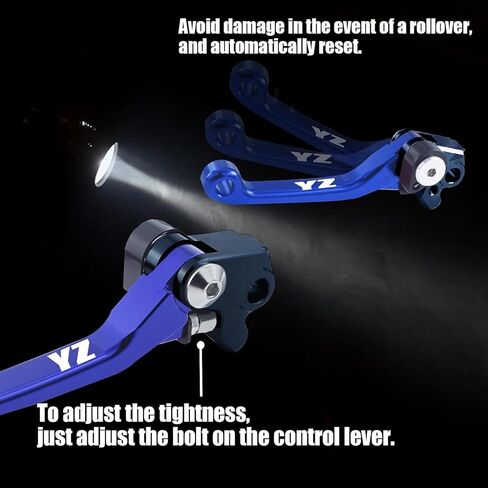 CNC Foldable Brake Clutch Lever Handle Handlebar Grips Set Fit for YZ80 YZ85 YZ 85 80 2001-2014 TTR230 TTR 230 2005-2022 Dirt Pit Bike 7/8" 22mm in Saudi Arabia