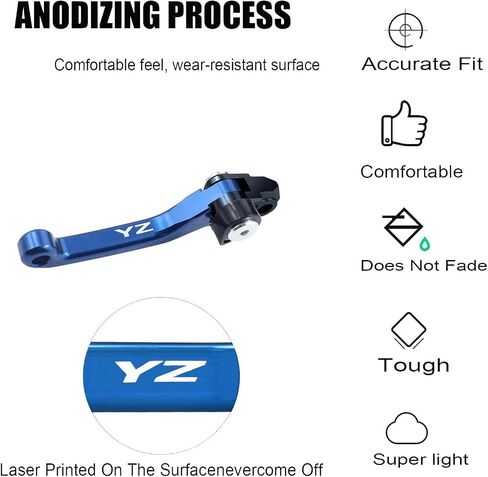 CNC Foldable Brake Clutch Lever Handle Handlebar Grips Set Fit for YZ80 YZ85 YZ 85 80 2001-2014 TTR230 TTR 230 2005-2022 Dirt Pit Bike 7/8" 22mm in Saudi Arabia