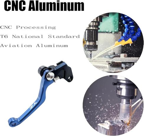 CNC Foldable Brake Clutch Lever Handle Handlebar Grips Set Fit for YZ80 YZ85 YZ 85 80 2001-2014 TTR230 TTR 230 2005-2022 Dirt Pit Bike 7/8" 22mm in Saudi Arabia