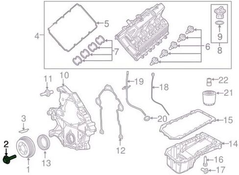 Mopar 06512335AA - Crankshaft Bolt in Saudi Arabia