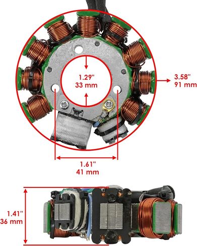 Caltric Stator And Gasket Compatible with Yamaha Serow 225 Xt225 Xt 225 1992 1993 1994 1995-2000 in Saudi Arabia