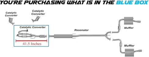 Northeastern Exhaust | EPA Approved-Rear Catalytic compatible for 2009-2020 Nissan Maxima 3.5L in Saudi Arabia