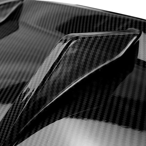 Rear Bumper Diffuser Lip Spoiler Fit For Audi S3 A3 SLINE 2017-2020 Glossy Black Carbon Fiber Look in Saudi Arabia