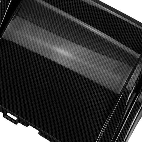 Rear Bumper Diffuser Lip Spoiler Fit For Audi S3 A3 SLINE 2017-2020 Glossy Black Carbon Fiber Look in Saudi Arabia