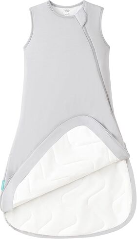 Supersoft Sleep Sack 1.0 TOG, Premium Bamboo Viscose Toddler Sleeping Bag, 2-Way Safe Zipper Sleepsacks 2-4T (Cream) in Saudi Arabia