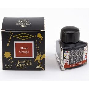 Diamine 40ml Blood Orange Fountain Pen Ink - 150 Year Anniversary Edition