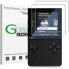 amFilm Screen Protector Compatible with analogue pocket, Anti-Scratch,Easy Installation, Tempered Glass, 2 Pack