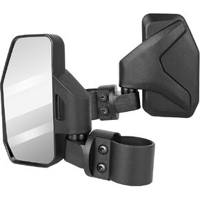 ECCPP 1.6" - 2" Cage Bar Break Away Rear View Mirror Driver And Passenger Side For Polaris Ranger For RZR 800 900 1000 900 S Turbo KAWASAKI MULE Can Am X3, X3 900, X3 XDS, X3 XRS