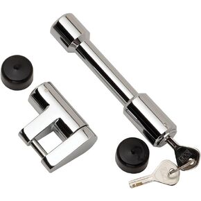 Fulton Bulldog 580404 Chrome Universal Chrome 5/8" Trailer Dogbone/Coupler Lock Set