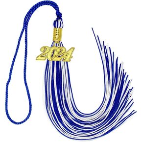 2024 Tassel Graduation Academic Graduation Tassel Black with 2024 Year Gold Charm for Graduation Ceremony
