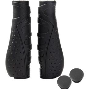 Bike Handlebar Grips,Comfortable Short Bicycle Grips No-Slip Soft Rubber Ergonomic Antislip, Grip Shift Grips for Mountain Bike BMX MTB(90mm/130mm)
