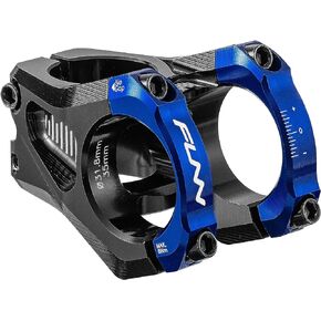 Funn Equalizer Bike Stem with Zero Rise - with 31.8mm Bar Clamp, 0 Degree Alloy Bike Stem for Mountain Bike and BMX Bike